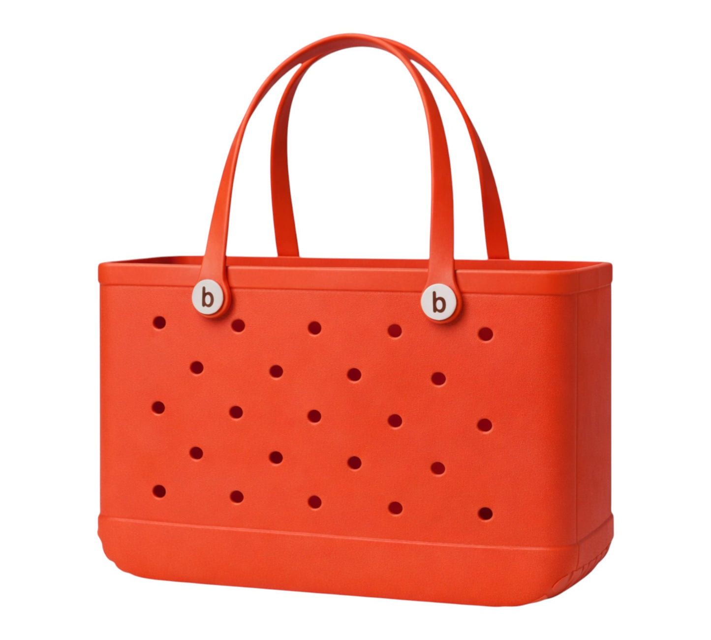 Large Waterproof EVA Beach Tote Bag - Orange