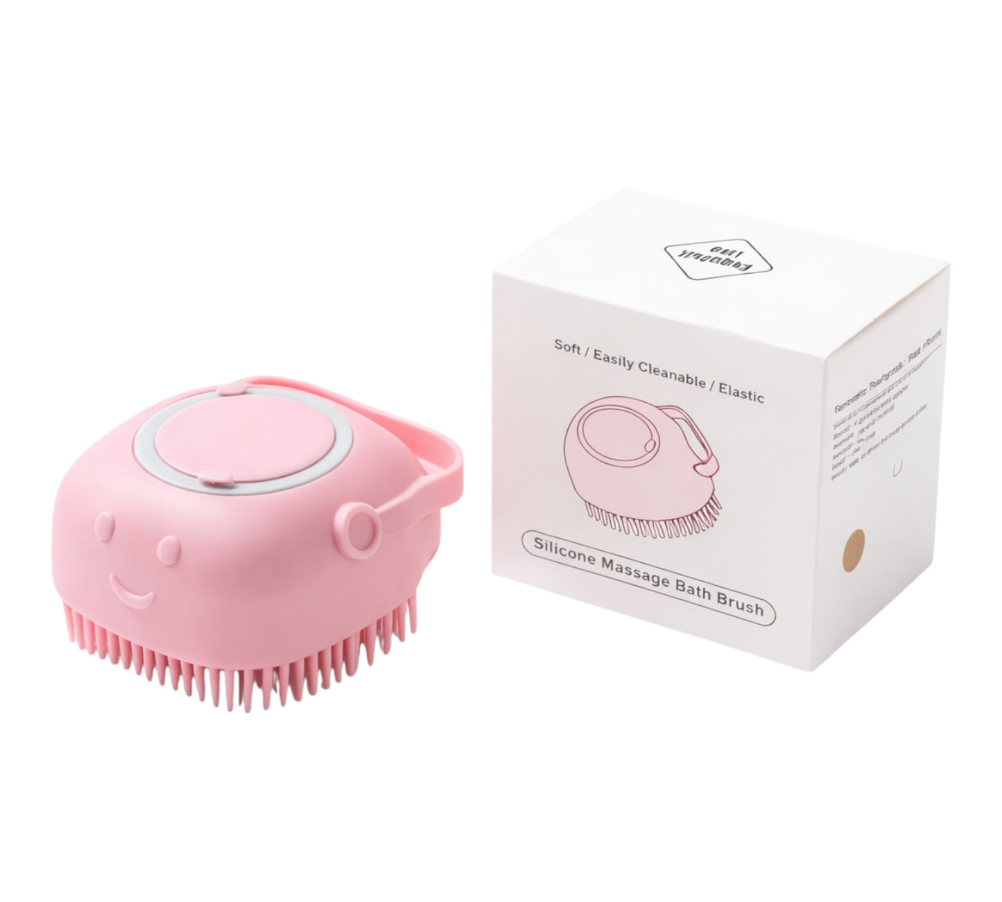 Silicone Bath Brush Pink