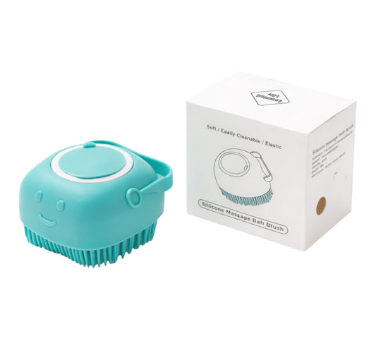 Silicone Bath Brush Blue