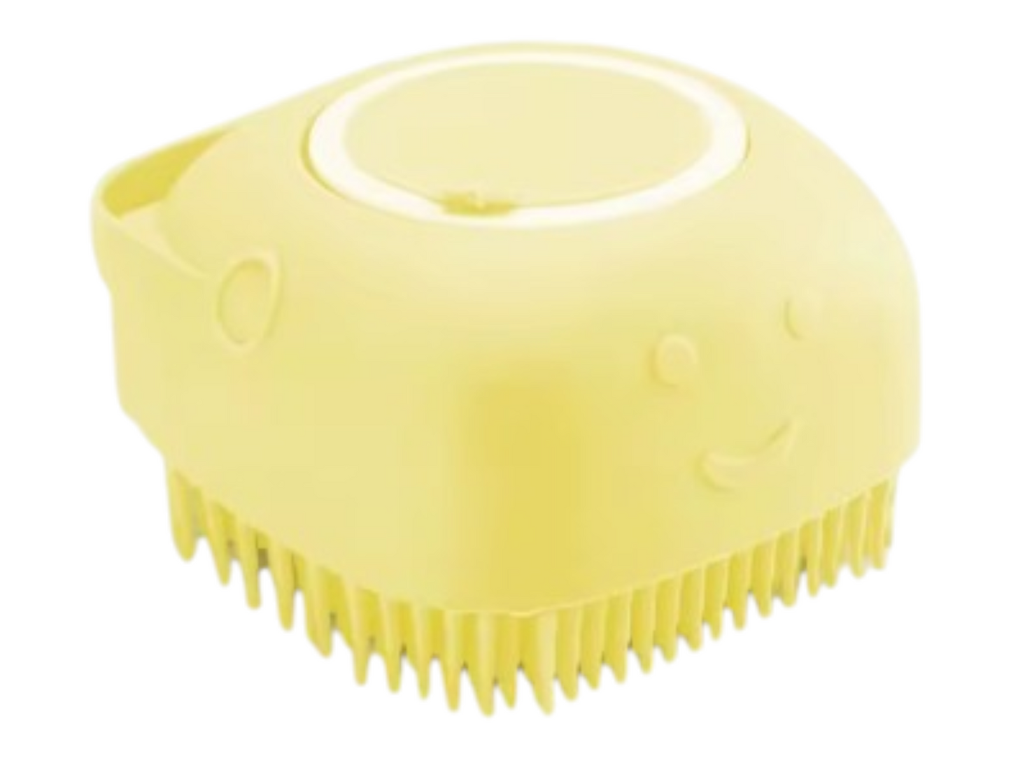 Silicone Bath Brush Yellow