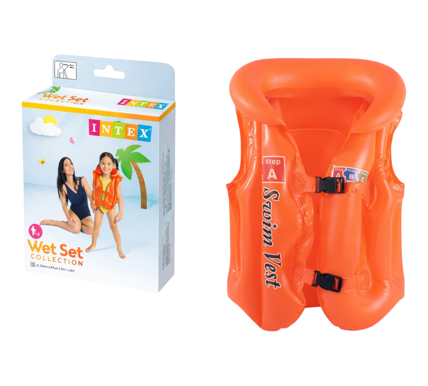 Summer Inflatable Swim Vest – Kids Pool & Beach Life Jacket