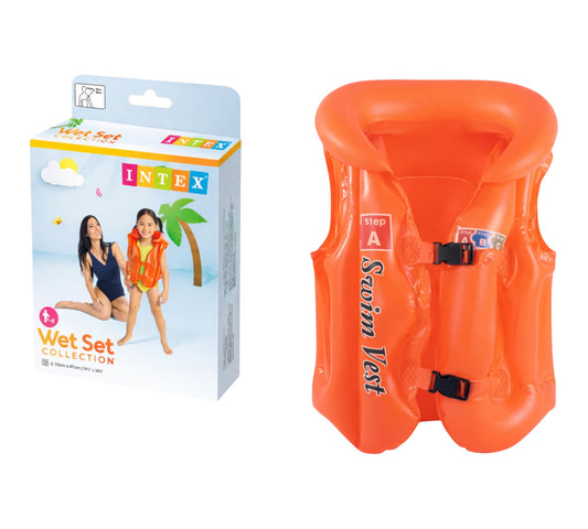 Summer Inflatable Swim Vest – Kids Pool & Beach Life Jacket