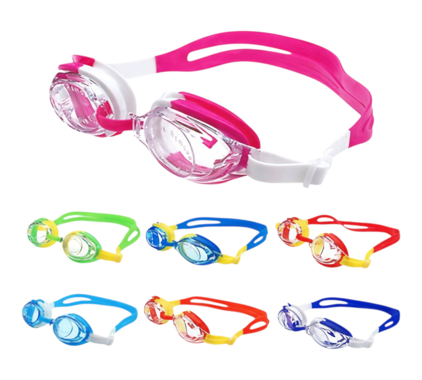 Kids Summer Anti-Fog Swimming Goggles – UV Protection Pool Glasses