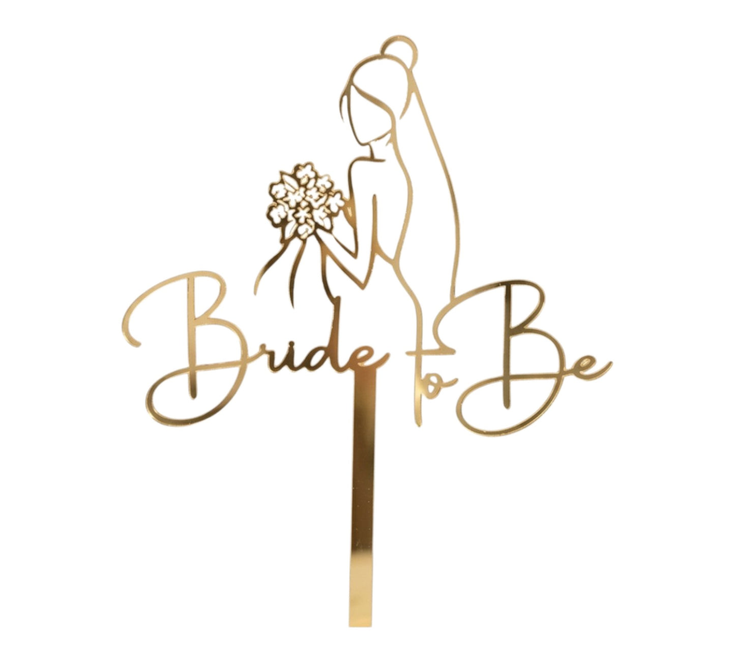 Bride to Be Cake Topper – Wedding & Bridal Shower Party Decor