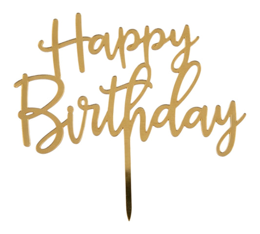 Happy Birthday Cake Topper – Party & Event Decor